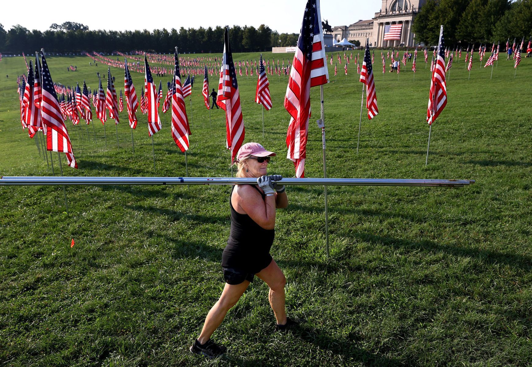 Flags of Valor comes down on Art Hill after 9/11 anniversary